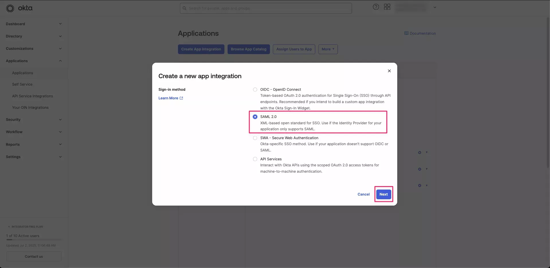 Configure Okta General Settings